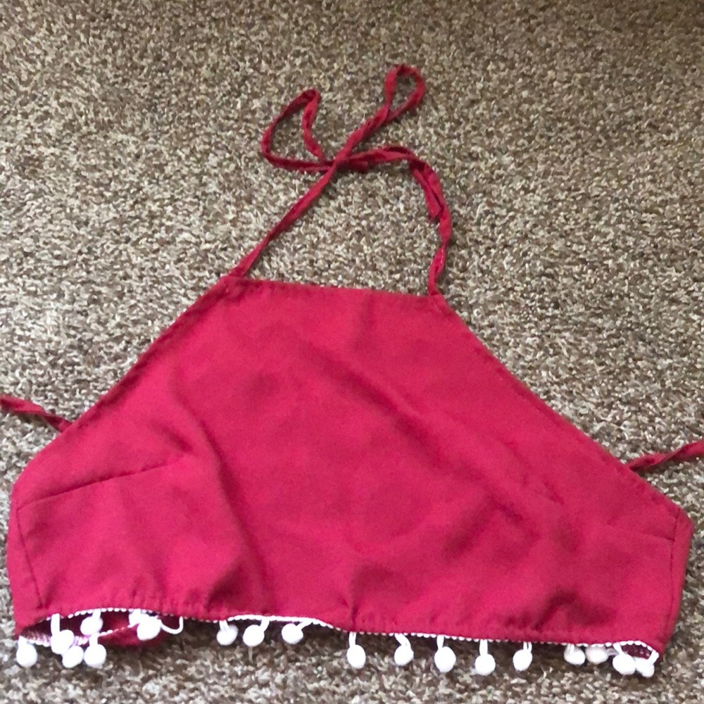 Crop top and short set